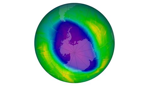 It occurs naturally in small amounts in earth's stratosphere, where it absorbs solar ultraviolet radiation, which otherwise could cause severe damage to living organisms on earth's surface. The Ozone Layer's Hole Is Smaller Than It's Been in Three ...