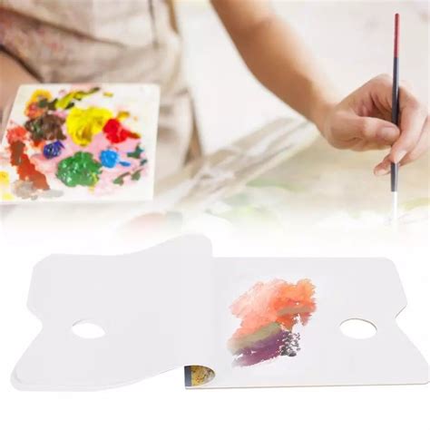Tear Off Disposable Palette Paper Paint Palettes Pad Watercolor Oil