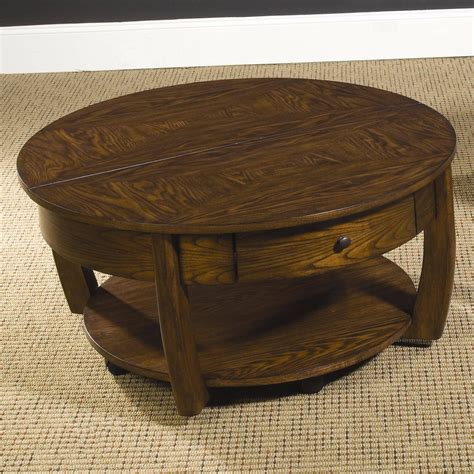 Featuring a drawer to keep remotes and other items hidden from view, this. Best 30+ of Round Coffee Tables With Drawers