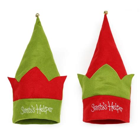 Felt “santas Helper” Elf Hat Novelty Christmas Hats Christmas Elf