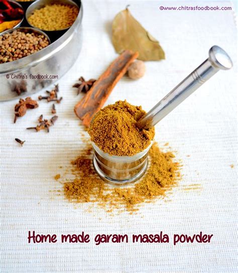 Homemade Garam Masala Powder Recipe Podi Recipes Chitra S Food Book