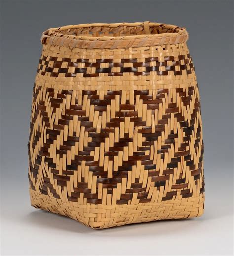 Lot 521 3 Cherokee River Cane Baskets 2 W Handles Botellas De Vino