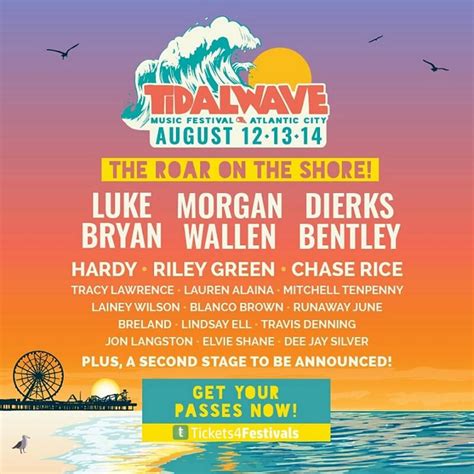 Cheap Tidal Wave Music Festival Tickets Lineup Discount Coupon