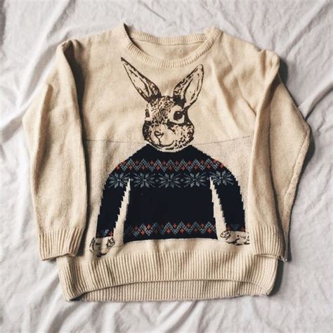 Bunny Sweater Sweaters Clothes Design Fashion