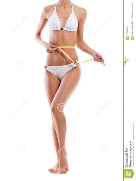 fuselage sexy d une femme dans des culottes blanches photo stock image du attrayant mesure