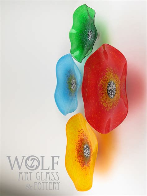 Wolfartglass Jacquat Wall Art 4019 Blown Glass Wall Art And Decor