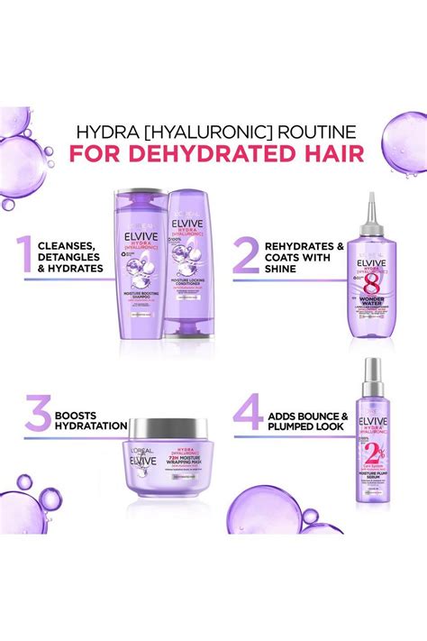Hair Styling Elvive Hydra Hyaluronic Acid Shampoo Loréal Paris