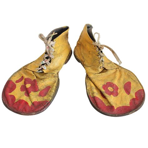 Vintage Clown Leather Shoes At 1stdibs