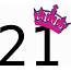 Pink Tilted Tiara And Number 21 Clip Art At Clkercom  Vector