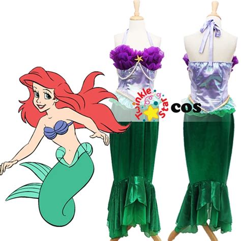 buy sexy costumes for women custom adult princess ariel the little mermaid