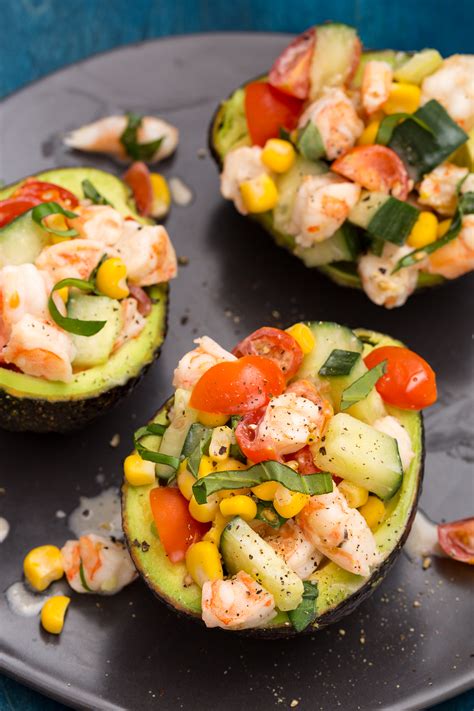 Best Shrimp Salad Stuffed Avocados