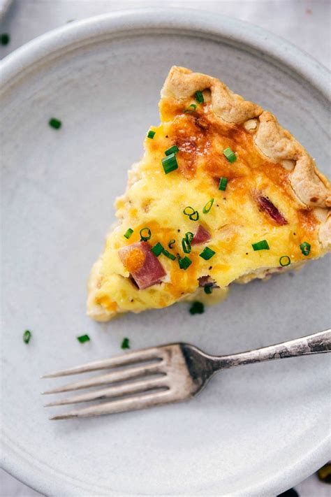 Ham And Cheese Quiche Easiest Quiche Chelseas Messy Apron