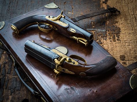 Charles Lancaster A Pair Of Rare And Unique Howdah Pistols The