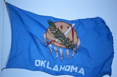 State Flag Of Oklahoma Stock Image Image Of United Motifs 23169023