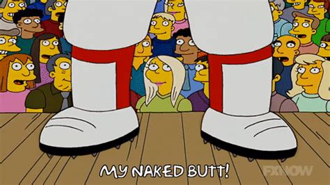 The Simpsons Someone Revealing His Naked Butt Gif Find Share On Giphy