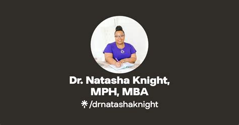 Dr Natasha Knight Mph Mba Instagram Linktree