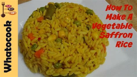 In a small bowl, add saffron threads and 2 tbsp boiling hot water and let it sit. 🍛 How To Make Vegetable Yellow Saffron Rice - YouTube