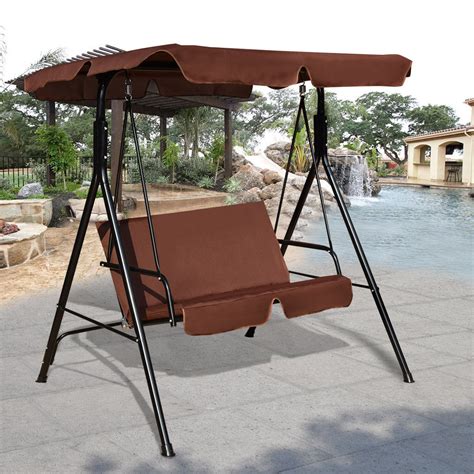 Hammock town offers the best selection of outdoor swings with canopies at the best prices 100% guaranteed. Costway: Costway Loveseat Patio Canopy Swing Glider ...