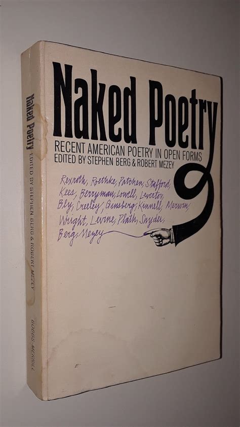 Naked Poetry Recent American Poetry In Open Forms 1969 Compiled And