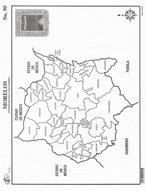 Mapa Morelos Mapas Mapas Geograficos Mapa De Mexico