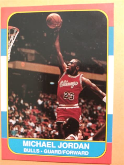 1985 6 Fleer Michael Jordan Rookie Card Reprint