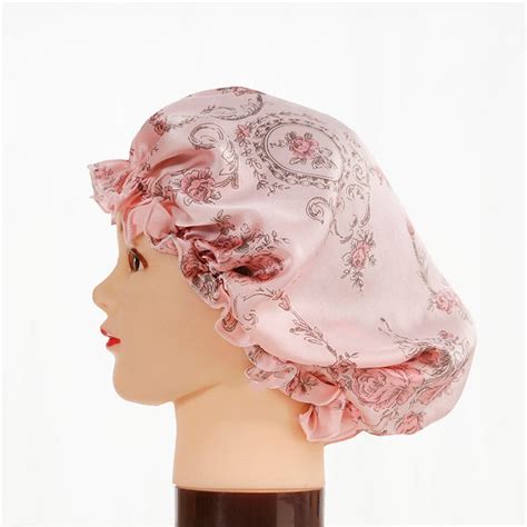 Woman Large Bonnet Satin Sleeping Cap Silk Bonnet Cap Hair Etsy