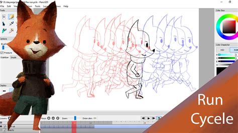 Pencil 2d Animation Tutorial Run Cycle Rosemary Workshop 2 Youtube
