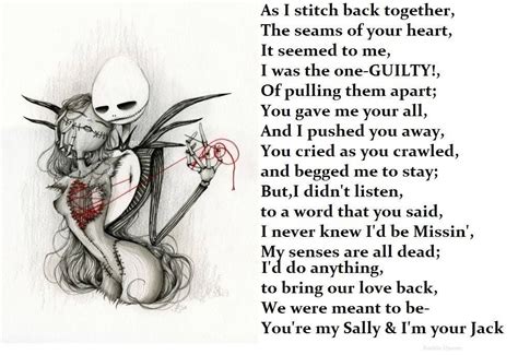 Love From Jack To Sally Nightmare Before Christmas Nightmare Before