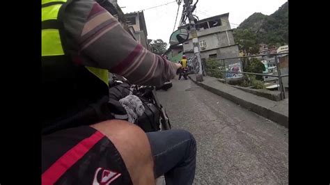motorcycle taxi to the top of favela vidigal rio de janeiro youtube