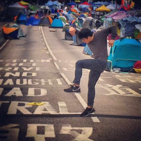 Walking Around Occupyhk Admiralty And Wandered Into A Guy Dancing What