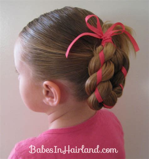4 Strand Braid With Ribbon In It Babes In Hairland