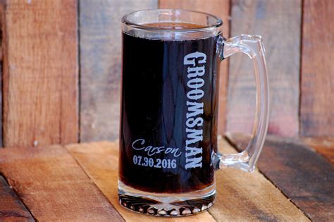 21 perfectly personalized gifts for men. Gifts for Men Groomsman Gift Personalized Beer Mug Best Man