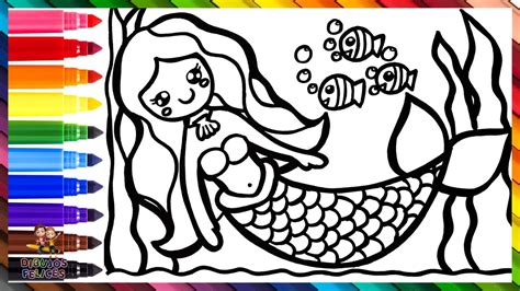 Agregar Más De 79 Sirenas Dibujos Para Colorear Muy Caliente