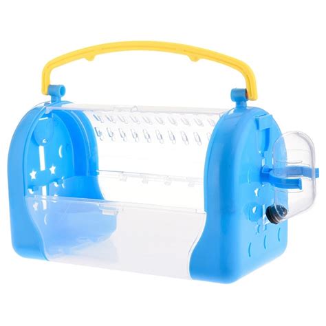 Nueva jaula de hámster con correa portátil para llevar mascotas pequeñas caja bolsa transpirable