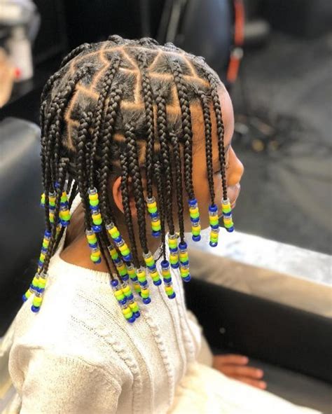 30 Braids And Beads Hairstyles For Kids Hairdo Hairstyle