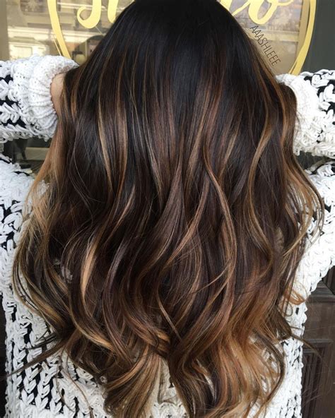 Bright, bold, and vibrant colored hair is extremely trendy and stylish. 60 Hairstyles Featuring Dark Brown Hair with Highlights ...