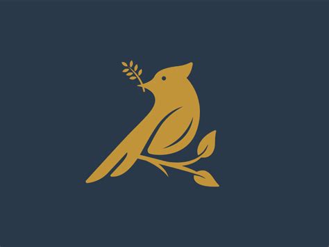 Gold Bird Bird Logo Design Bird Logo Inspiration Bird Logos