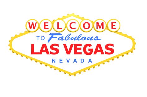 Las Vegas Welcome Sign Transparent 25278225 Png