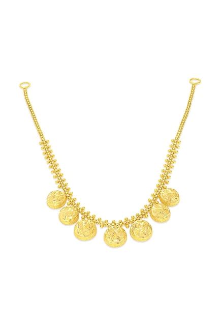 Buy Candere By Kalyan Jewellers Ahana Nivara 22k Gold Necklace Online