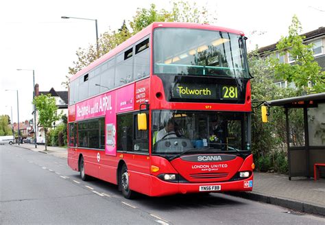 London Bus Routes Route 281 Hounslow Bus Station Tolworth
