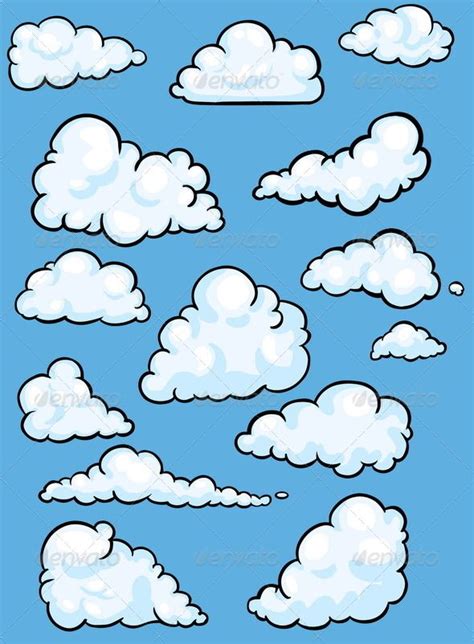 How To Draw A Cartoon Cloud At How To Draw
