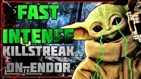 Star Wars Battlefront 2 Yoda Killstreak On Endor Fast Intense Youtube