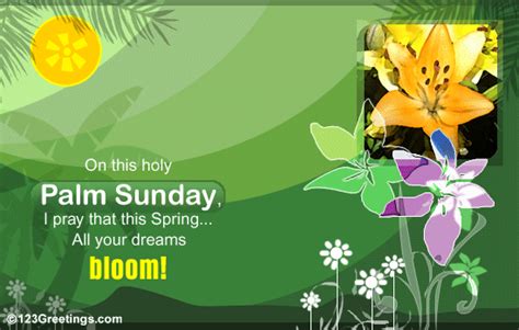 Blooming Dreams Free Palm Sunday Ecards Greeting Cards 123 Greetings