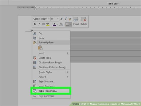You should also have everything you need before you start. How to Make Business Cards in Microsoft Word (with Pictures)