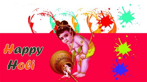 Bal Krishna Holi Photos Free Download Festivals