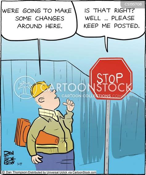 Stop Sign Cartoons And Comics Funny Pictures From Cartoonstock