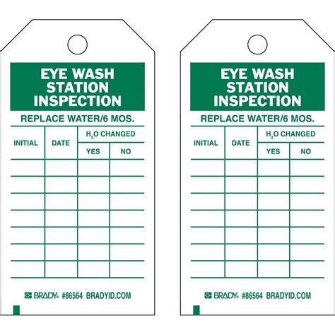 Eyewash Log Sheet Template Printable Eye Wash Testing Sheet Form