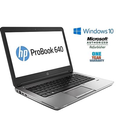 Refurbished Hp Probook 640 G1 Laptop Intel Core I5 26 Ghz 4210m 8gb