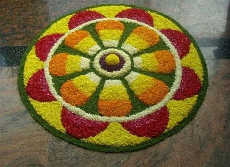 Latest Flower Rangoli Designs 2022 That Will Steal Your Heart Away
