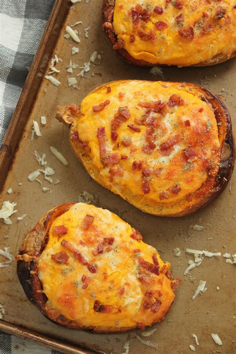 Twice Baked Butternut Squash And They Cooked Happily Ever After